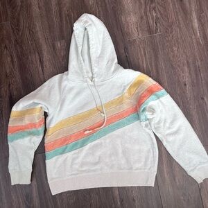 Faherty Multicolor Striped Hoodie S